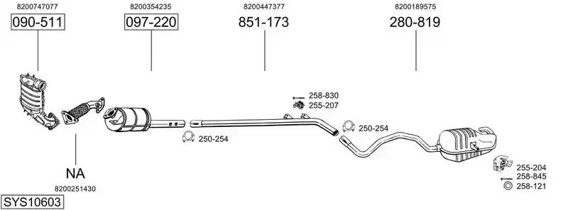 BOSAL SYS10603