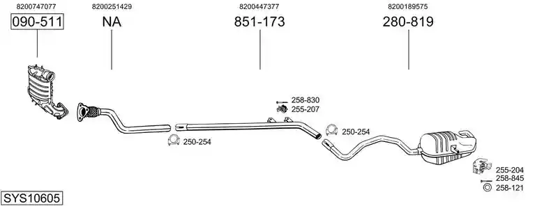 BOSAL SYS10605