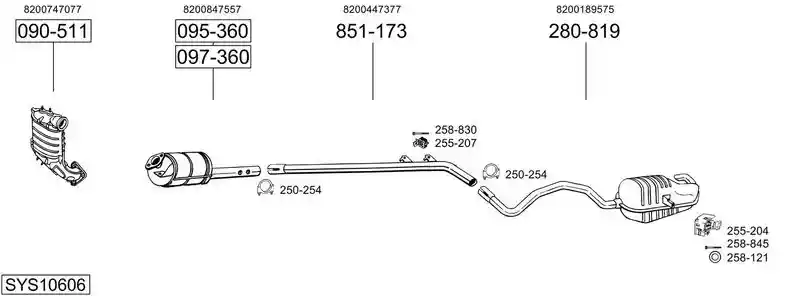 BOSAL SYS10606