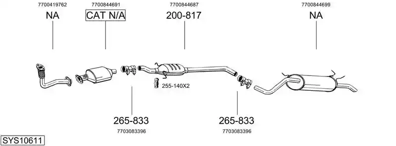 BOSAL SYS10611