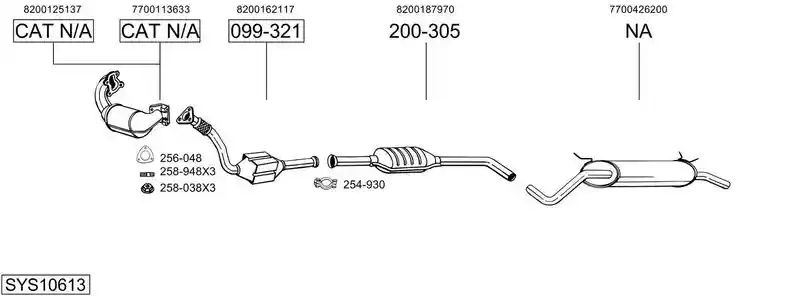 BOSAL SYS10613
