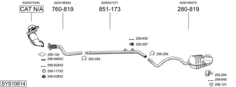 BOSAL SYS10614