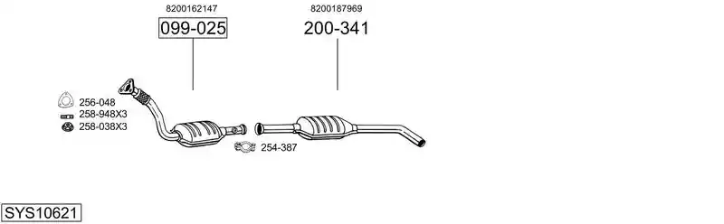 BOSAL SYS10621