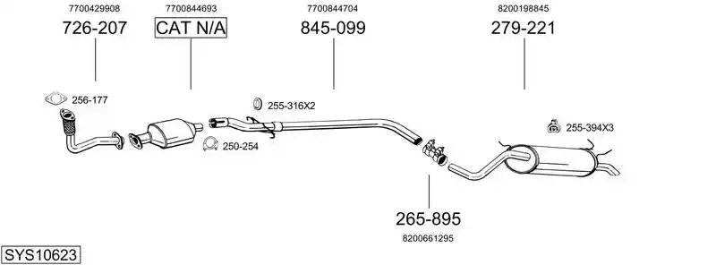 BOSAL SYS10623
