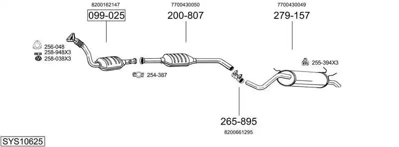 BOSAL SYS10625