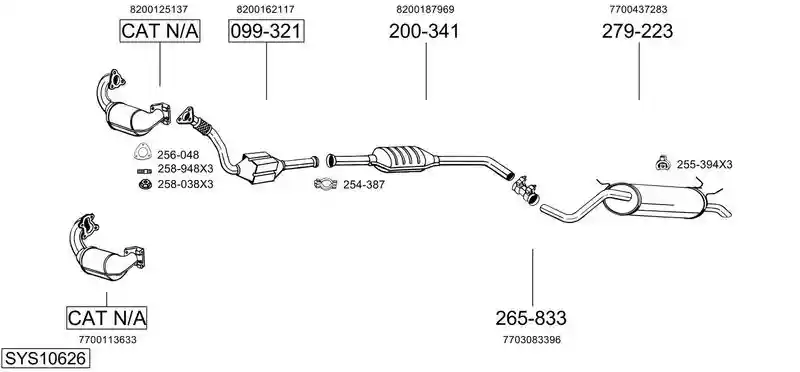 BOSAL SYS10626