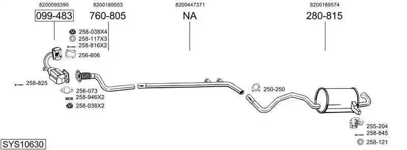 BOSAL SYS10630