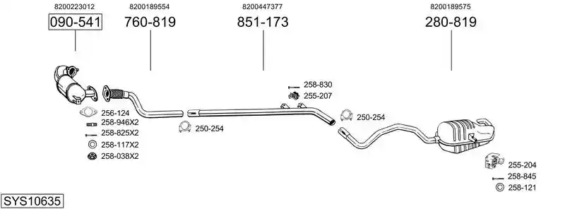 BOSAL SYS10635