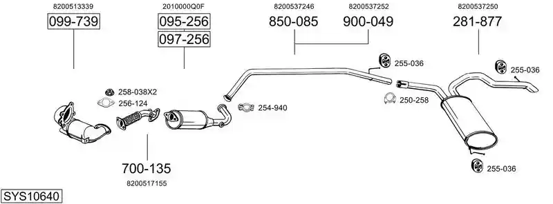 BOSAL SYS10640