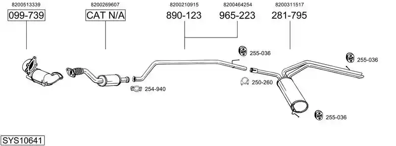 BOSAL SYS10641