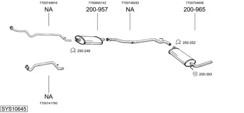 BOSAL SYS10645