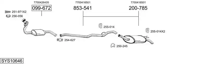 BOSAL SYS10646