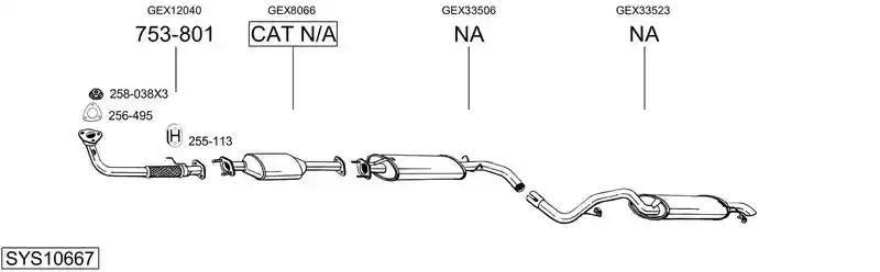BOSAL SYS10667