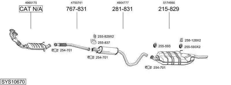 BOSAL SYS10670
