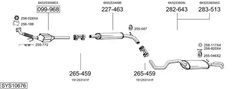 BOSAL SYS10676