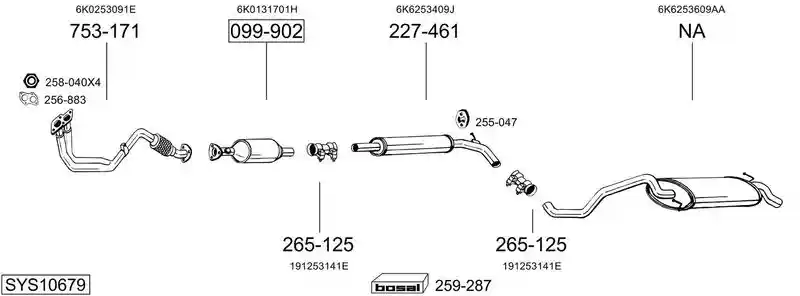 BOSAL SYS10679