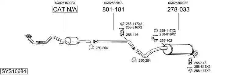 BOSAL SYS10684