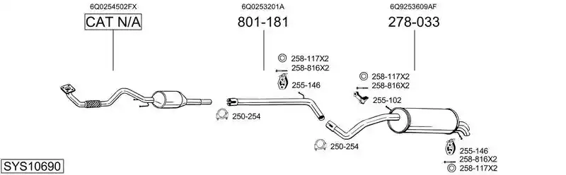 BOSAL SYS10690