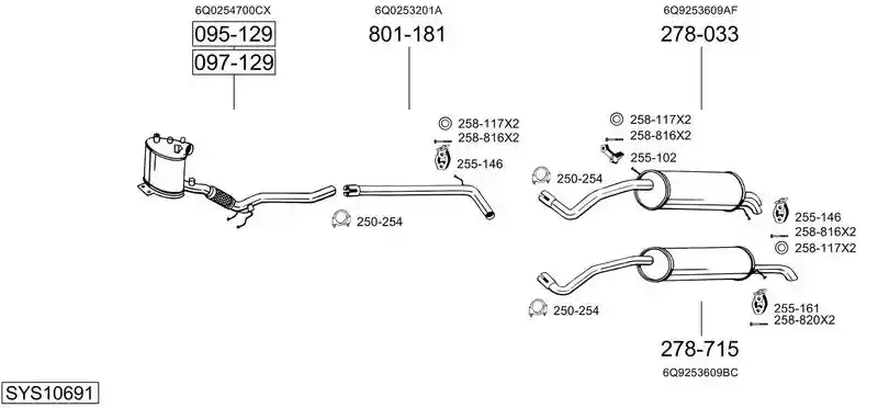 BOSAL SYS10691