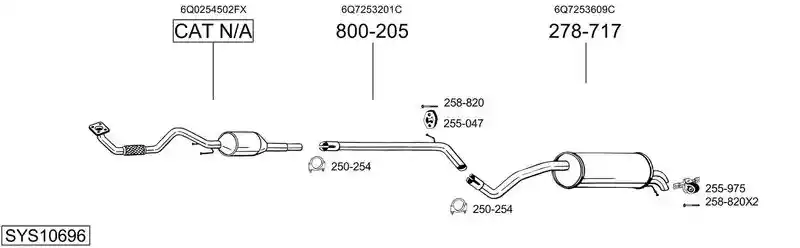 BOSAL SYS10696