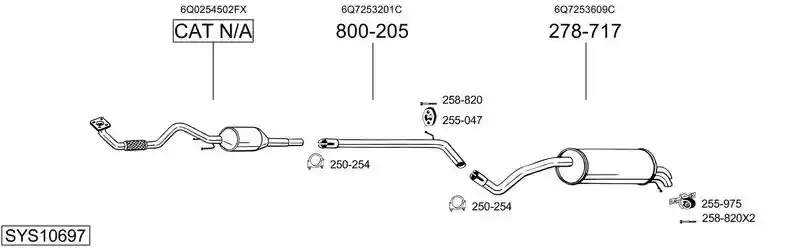 BOSAL SYS10697