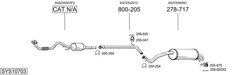 BOSAL SYS10703