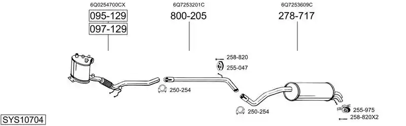 BOSAL SYS10704
