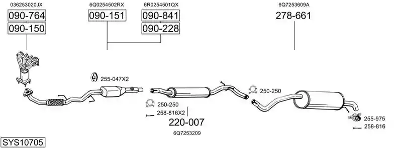 BOSAL SYS10705