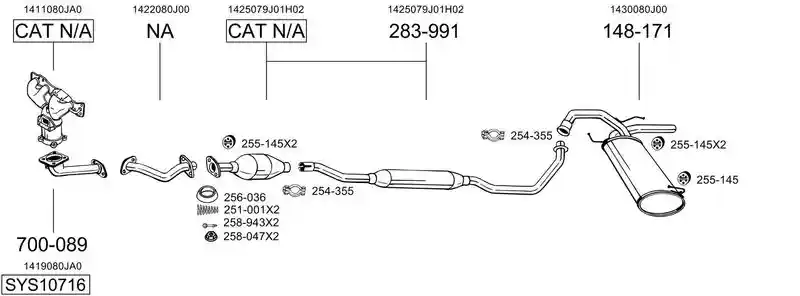 BOSAL SYS10716
