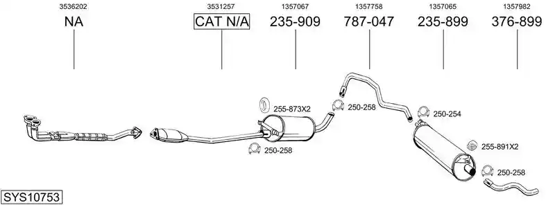 BOSAL SYS10753