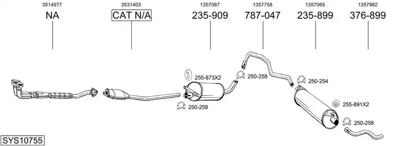 BOSAL SYS10755
