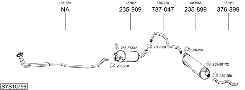 BOSAL SYS10756