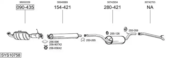 BOSAL SYS10758