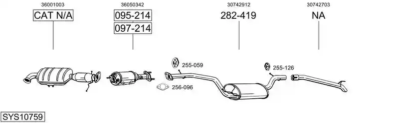 BOSAL SYS10759