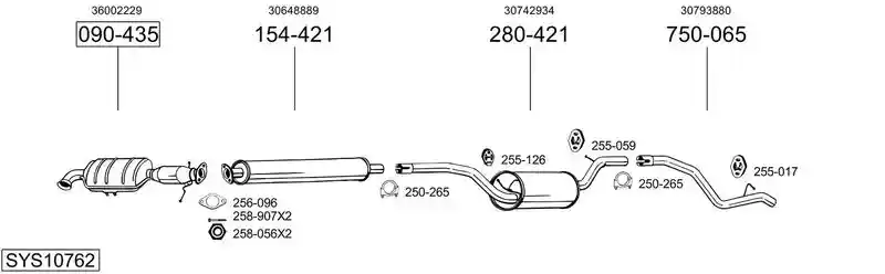 BOSAL SYS10762