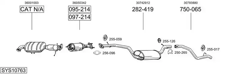BOSAL SYS10763