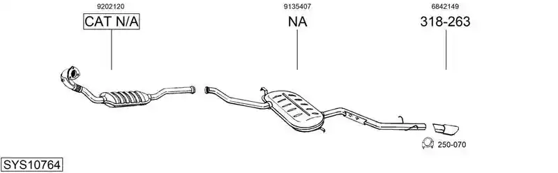 BOSAL SYS10764