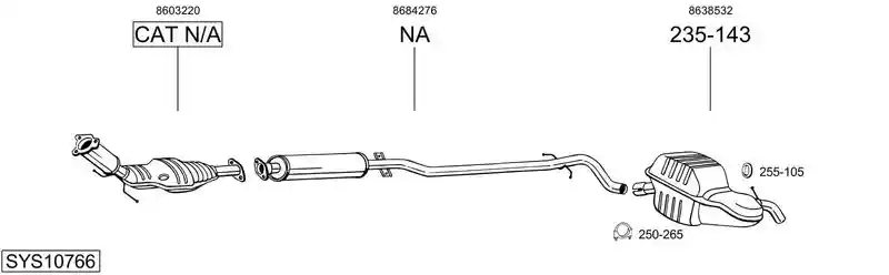 BOSAL SYS10766