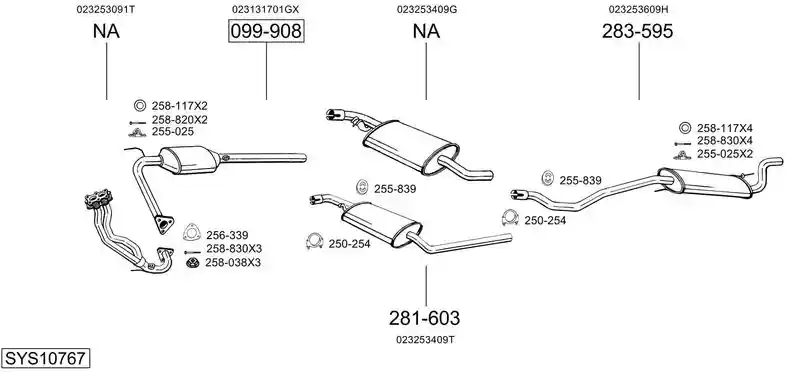 BOSAL SYS10767