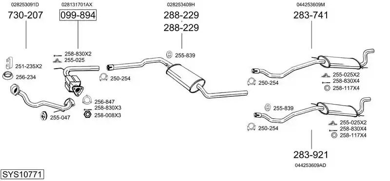 BOSAL SYS10771