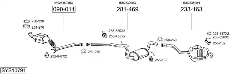 BOSAL SYS10791