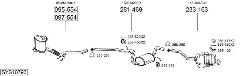 BOSAL SYS10793