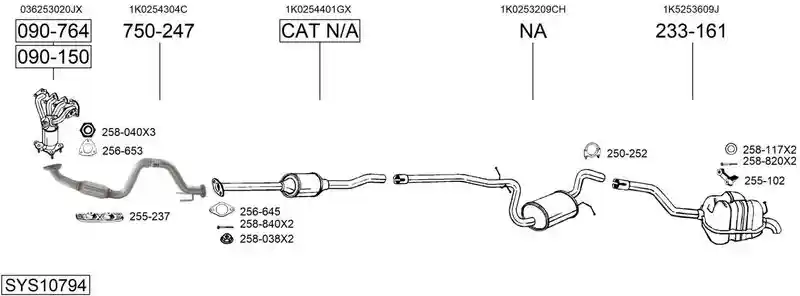 BOSAL SYS10794