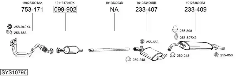 BOSAL SYS10796