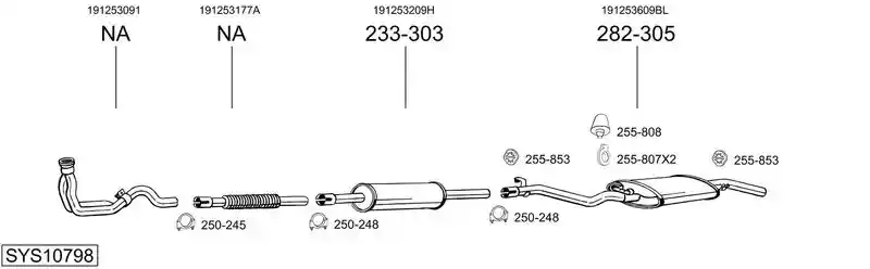 BOSAL SYS10798