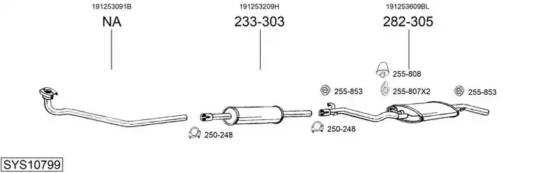 BOSAL SYS10799