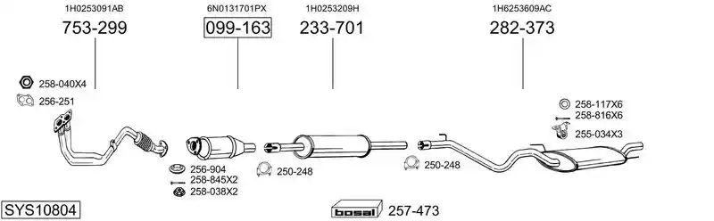 BOSAL SYS10804