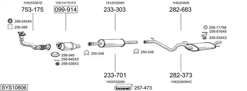 BOSAL SYS10806
