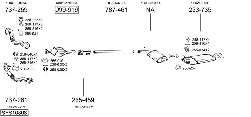 BOSAL SYS10808
