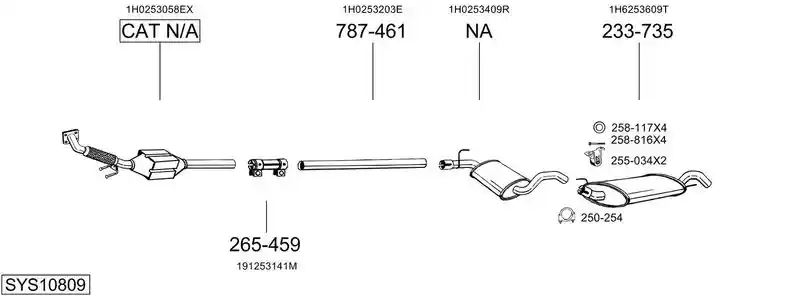 BOSAL SYS10809